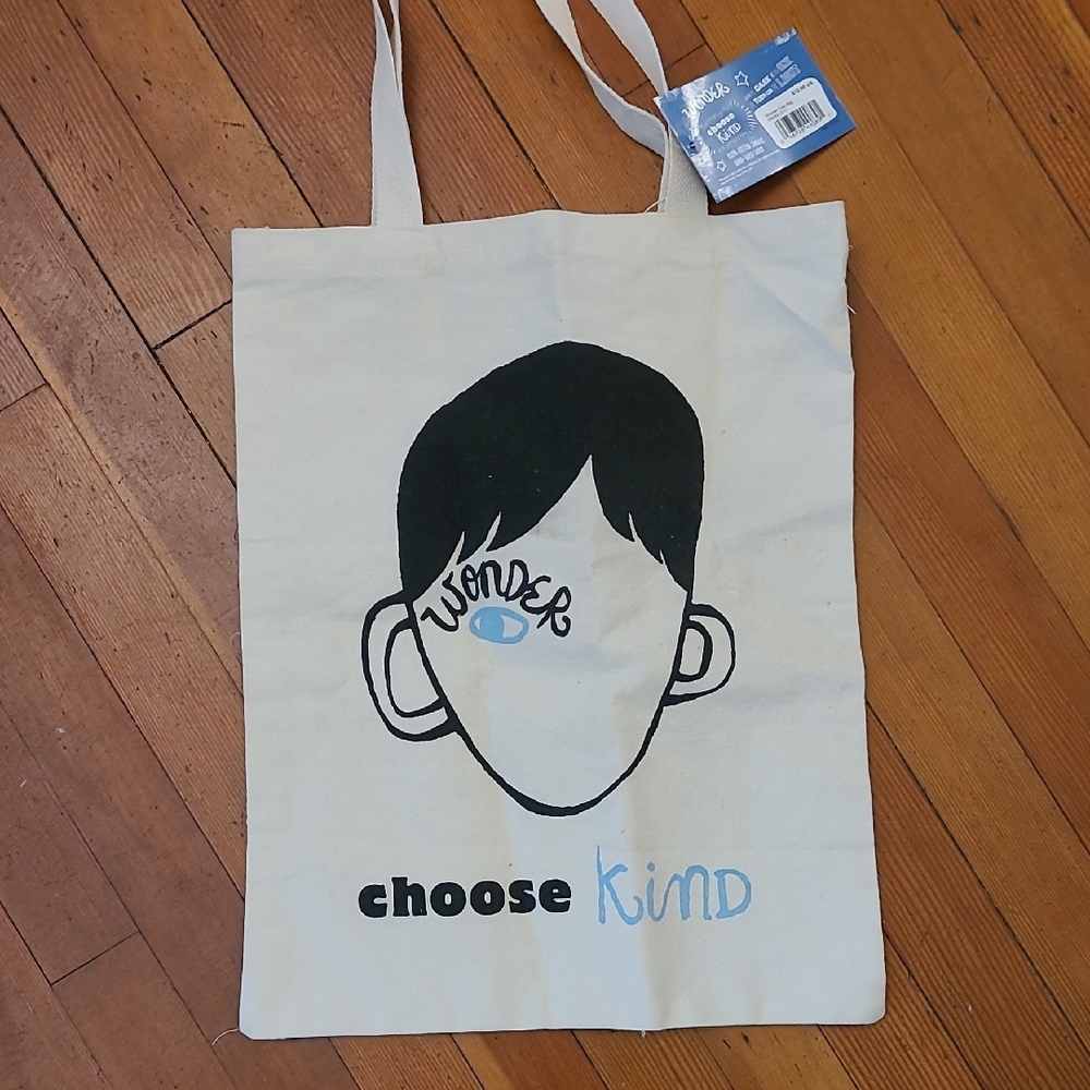 Out of Print Cream and Black Canvas Tote Bag Choose Kind